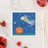 Magische fee en Jack O'Lantern Halloween-feest Servet (Insitu)