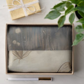 Magische fee in een weide gedempt blauw en beige tissuepapier (Geschenk)