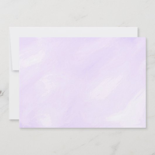 Magische fee meisje 1e verjaardag uitnodiging (Achterkant)