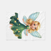 Magische fee met sterren kinderdeken fleece deken (Voorkant (Horizontaal))
