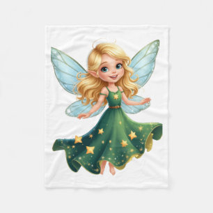 Magische fee met sterren kinderdeken fleece deken