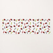 Magische fee op een bloem yogamat (Achterkant (horizontaal))