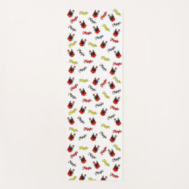 Magische fee op een bloem yogamat