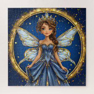 Magische Fee Schattig Whimsical Fantasie Meisje Ca Legpuzzel
