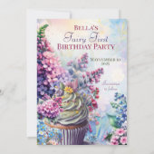 Magische Fee Sla Datum Feest Uitnodiging (Achterkant)