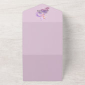 Magische Fee Thema Alles In Eén Uitnodiging (Buitenkant)