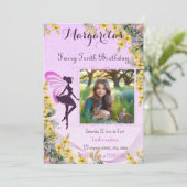Magische Fee Verjaardag Kaart (Staand voorkant)
