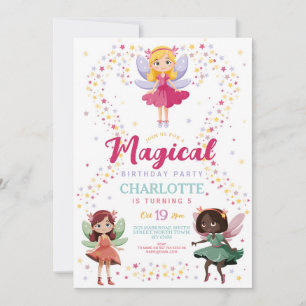 Magische Fee Verjaardagsfeestje Wands Fairies Kaart