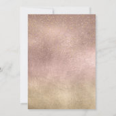 Magische feeën 5e verjaardag feestuitnodiging kaart (Achterkant)