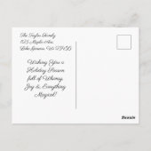 Magische feeën en elfen kerstboom briefkaart (Achterkant)