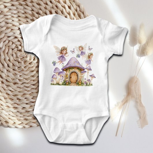 Magische Feeën Paarse Tuin Romper