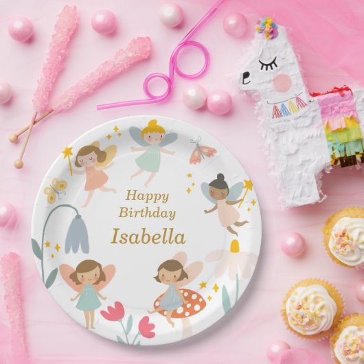 Magische feeën partij papieren bordje (Feest)