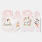 Magische feeëntuin thema feestdozen bedankdoosjes (Ongevouwen)