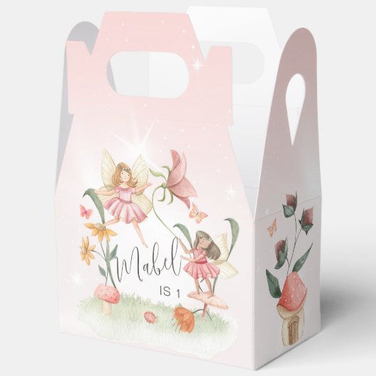Magische feeëntuin thema feestdozen bedankdoosjes (Open)