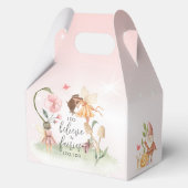 Magische feeëntuin thema feestdozen bedankdoosjes (Achterkant)