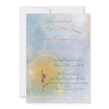 Magische feeëntuin verjaardagsuitnodiging kinder