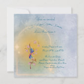 Magische feeëntuin verjaardagsuitnodiging kinder kaart (Voorkant)