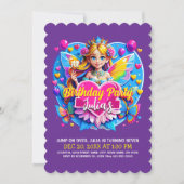 Magische feeërieke verjaardag kaart (Voorkant)