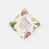 Magische feeërieke verjaardagsfeestje servetten (Hoek)