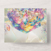 Magische Feest- en Shower Uitnodiging (Achterkant)