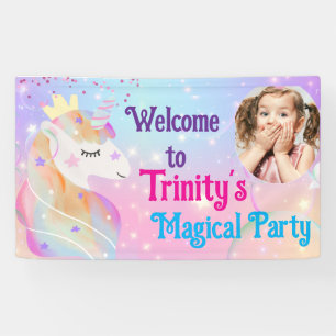 Magische feestbanner spandoek