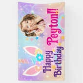 Magische feestbanner spandoek (Verticaal)