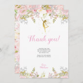 Magische feestdag bedankt kaarten (Voorkant / Achterkant)