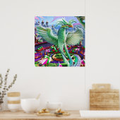 Magische Feniks Poster (Keuken)