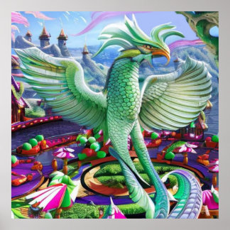 Magische Feniks Poster