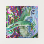 magische feniks wandkleed (Voorkant (horizontaal))