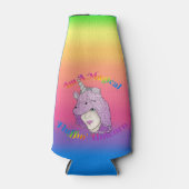 Magische flacon Unicorn fleskoeler Flesjeskoeler (Voorkant)