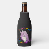 Magische flacon Unicorn fleskoeler Flesjeskoeler (Fles Voorkant)