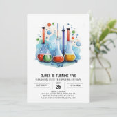 Magische Flask Experiment Wetenschapper Verjaardag Kaart (Staand voorkant)