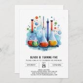 Magische Flask Experiment Wetenschapper Verjaardag Kaart (Voorkant / Achterkant)