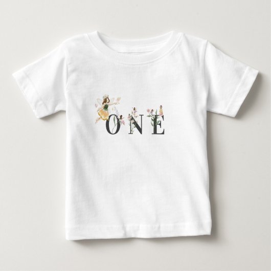 Magische Floral Fairy 1e verjaardag (Voorkant)