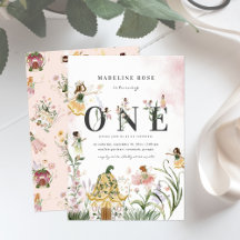 Magische Floral Fairy 1e verjaardag