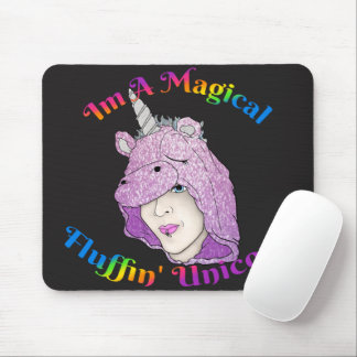 Magische fluffin Unicorn Mousepad Muismat