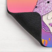 Magische fluffin Unicorn Mousepad Muismat (Hoek)