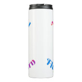 Magische fluffin Unicorn Thermal Tumbler Thermosbeker (Achterkant)