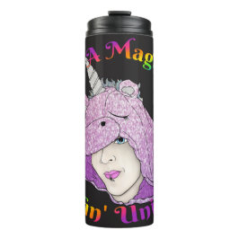 Magische fluffin Unicorn Thermal Tumbler Thermosbeker