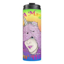 Magische fluffin Unicorn Thermal Tumbler Thermosbeker