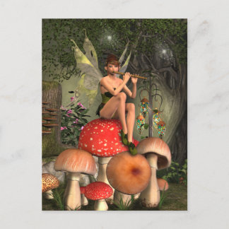 Magische Flute-Player Briefkaart