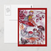 MAGISCHE FOLLET VAN MUSHROMEN BRIEFKAART (Voorkant / Achterkant)