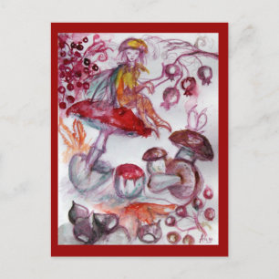 MAGISCHE FOLLET VAN MUSHROMEN BRIEFKAART