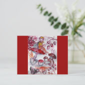 MAGISCHE FOLLET VAN MUSHROMEN BRIEFKAART (Staand voorkant)