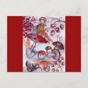 MAGISCHE FOLLET VAN MUSHROMEN BRIEFKAART