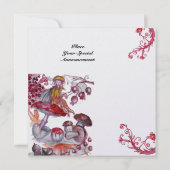 MAGISCHE FOLLET VAN MUSHROMEN, ijskast van metaal Kaart (Achterkant)