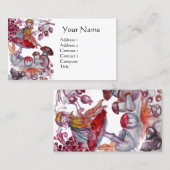 MAGISCHE FOLLET VAN PADDENSTOELEN Red White Fantas Visitekaartje (Voorkant / Achterkant)