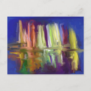 Magische fonteinen van Lima Briefkaart