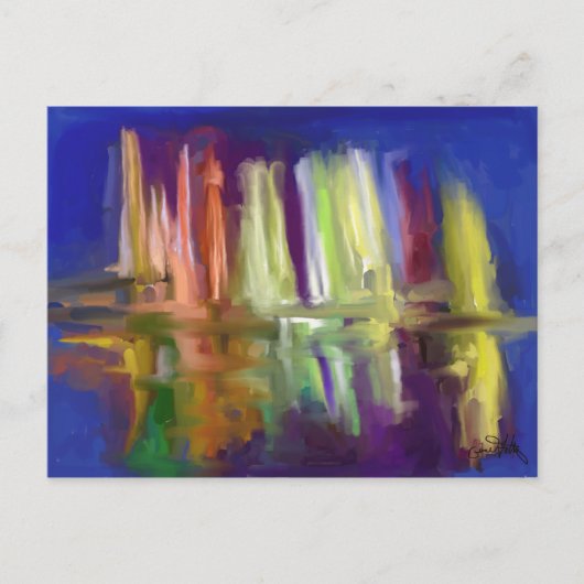 Magische fonteinen van Lima Briefkaart (Voorkant)